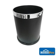 EKO DUSTBIN ROUND M PVC ML-HP1201B BLACK