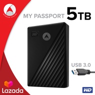 WD External Hard Disk 5TB ฮาร์ดดิสพกพา รุ่น NEW My Passport 5 TB USB 3.0 External HDD 2.5" (WDBPKJ00