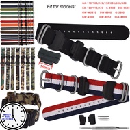 Camouflage Nylon Watch Strap for Casio G-Shock GA-110 400 GD100 G8900 DW5600 9052 GW-69000 Band Wrist Bracelet