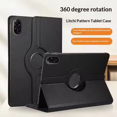 For Honor Pad X8b Case 2026 (NDL2-W09) Leather 360 Rotat Stand Smart Flip Tablets Cover For Huwei Ho