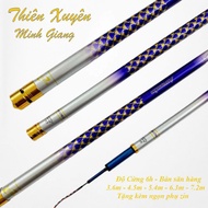 Thuyen Xuyen Minh Giang Hand Fishing Rod 6H Counterweight Hunting Gift Float Shaft and Rod 565as2dgh