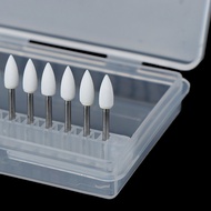 【AD】Dental White Polishing Stones Flame Cone shape burs Arkansas Stone 12pc / Set
