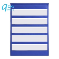 Desktop Pocket Chart Double-Sided and Self-Standing Mini Pocket Chart Stand for Individual or Small 