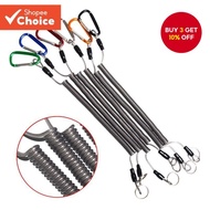 Multicolor retractable fishing lanyard fishing lanyard safety rope wire coiled lanyard for pliers gr