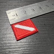 Patch Diver Down Size 1cm x 2cm