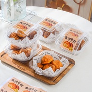 10pcs Mika Burger Box 15x15x7.5 Mika Burger Box Food Grade Snack Packaging Hampers Premium Snack Cak