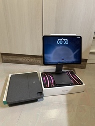 iPad Pro 11 inch M2 + Logitech Combo Touch+Apple Pencil (全部可單賣）
