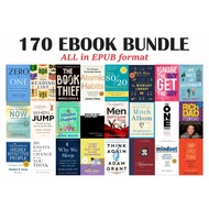 [EPUB Softcopy] English EBuku Bundle 170 Best Selling Fiction Non-Fiction EPUB format Buku Bundle 清仓