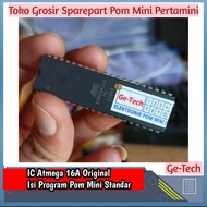Original IC Program Pom Mini Atmega Atmel Original Isi Program Pertamini Versi Menu Standar
