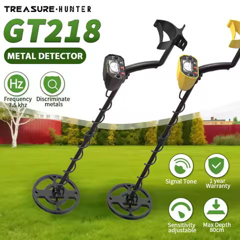 Treasure Hunter Treasure Hunter Metal Detector GT218 Underground Gold Detecting Gold, Coin, Treasure