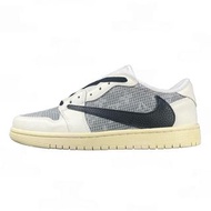 NIKE Travis Scott x Air Jordan AJ1 Low OG SP 三方聯名閃電倒鉤運動鞋