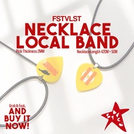 FSTVLST Festivalist | Necklace Pick Guitar Pick Necklace/ | Two Sides Reversible