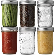BALL Glass Mason Jar Regular/ Wide Mouth Mason Jar Glass Jar