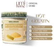 UMIHOME Pure Organic Gelatin Powder 135G | Apply a mask to moisturize and whiten skin