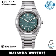 Citizen AW0130-85X Zenshin Eco Drive Sapphire Crystal Glass Super Titanium Case & Strap Men's Watch