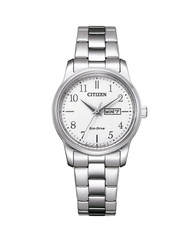 Citizen Ew3260-84a Eco-drive White Dial Silver Stainless Steel Bracelet Women's Watch