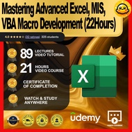 [Video Course] Mastering Advanced Excel, MIS,VBA Macro Development(22Hours)