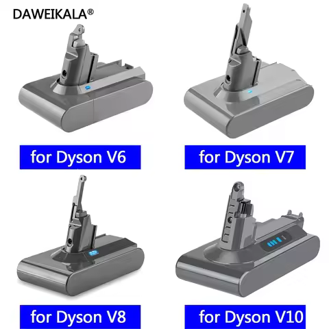 Dyson V6 V7 V8 V10 Battery Series SV12 DC62 SV11 SV10 Handheld Vacuum Cleaner Spare battery Replacem
