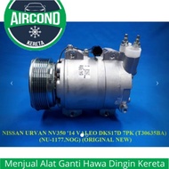 ACK NISSAN URVAN NV350 '14 VALEO DKS17D 7PK (T30635BA) ( NEW) COMPRESSOR NU-1177.NOG ACK