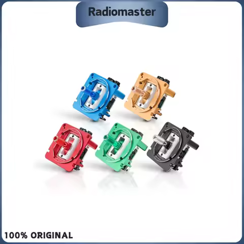Radiomaster AG02 CNC Hall Gimbals, Adjustable Throttle Centering for TX16S TX15 Boxer, Radio Transmi