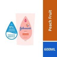 Johnson's Baby Peach Bath Refill 600ml
