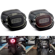 Motor LED Rear Brake Tail Light  Turn Signal Number License Plate Lamp Taillight For Harley RoadKing