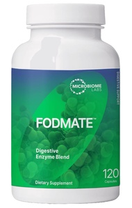 Microbiome Labs FODMATE Digestive Enzymes - Enzymes for Digestion, Occasional Mild Bloating for Adul