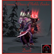 Dota 2 Dazzle Crimson Nothlic Burden