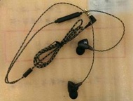 動圈之王Sennheiser IE80 DIY套件成品 豐達原裝單體 (音樂性很好 溫暖有感情的聲音)附耳機包 耳套