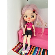 Blythe custom Doll Consists Of Clothing Set.