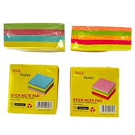 Value Pack Sticky Notes/Stick Note/Memo Cube 便利贴 3x3 Inch - 4/5 in 1 -300 Sheets Office/School/Stati
