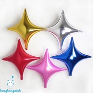OH- Birthday Decoration 4-pointed star balloon 25cmx25cm for birthday event decoration