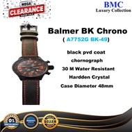 Balmer Gent BK Chronograph Watch ( A7752G BK-49 ) New