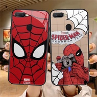 Z-65 Spiderman Case Casing for OPPO A11K A12 F9 A12S F7 A5S A7 Realme 2 F5 Pro HD Glass