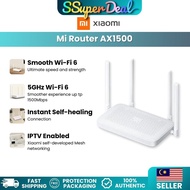 (Global) Xiaomi Router AX1500 5GHz WiFi 6 Ethernet Port Support IPTV Smart Mesh Network 1500Mbps Hig
