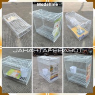 Modelline - 3 Stacking Glass Plate Rack + Spoon Holder / Stacking Plate Rack + Spoon Holder / Hangin