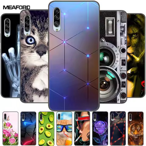 For Samsung Galaxy A90 5G Case Fashion Soft TPU Silicone Black Back Cases For Samsung A90 Phone Cove