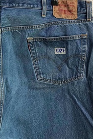 กางเกงยีนส์(มือสองแท้💯%) Levi’s 501 เอวป้าย48” เอววัดจริง47” MADE IN MEXICO (รหัสO27) ยาวทั้งตัว41”