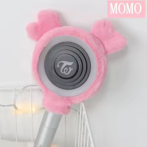 Kpop TWICE Lightstick Cover Plush Protective Decoration 4TH WORLD TOUR III CANDY BONG Light Stick La