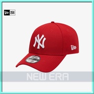 ♧ NEW ERA ♧ MLB Basic New York Yankees Ball Cap Red 12836264 NEWERA CAP Casual Daily Korea Street Style
