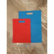 OVAL goodie bag spunbond canvas fabric bag 20x26 25x35 30x40 20pcs/pack