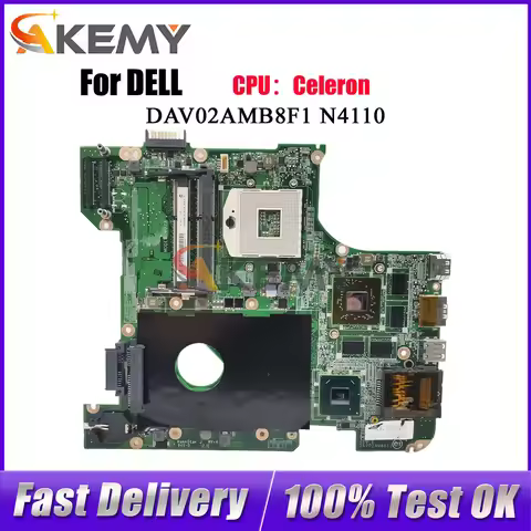 For Dell Inspiron N4110 Vostro 3450 V3450 With GPU 1G Motherboard DAV02AMB8F1 CN-0GG0VM 0GG0VM GG0VM