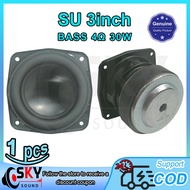 SKYSOUND SU 3inch BASS Speaker 4Ω 30W Subwoofer Car Speaker 3inch Woofer Audio Speaker