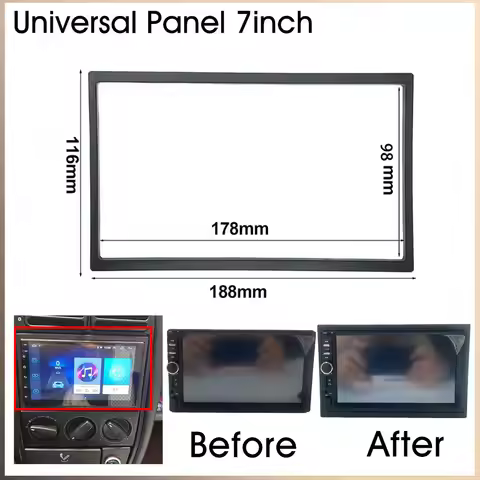 7inch Frame Panel For Car Radio MP5 Player Video Stereo Multimedia 7010B 7012B 7018B Universal