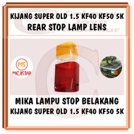 Pcs Mika Glass Lamp Stop Lamp Brake Turn Signal Sen Rear Toyota Kijang Super Old 5K KF40 KF50