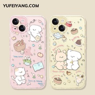 Creative Star Bear Cat Casing Vivo Y21D Z10R 5G V60 Lite V60 Y400 Y19s Pro V50 Y19S V40 Lite 4G 5G Y
