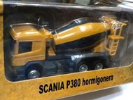 HO 1/87 工程車 水泥車 SCANIA P380 hormigonera 合金材質 輪可動