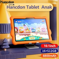 【รับประกัน 1 ป】2024 ใหม่ Hancdon F12 10.1นิ้ว แท็บเล็ตหน้าจอขนาดใหญ่ RAM 16GB ROM512GB Kids Tablet Android 11.0 แท็บเล็ต IPS HD WiFi เคสป้องกันเด็ก บลูทู ธ แท็บเล็ตการเรียนรู้สำหรับเด็ก 13MP+26MP แท็บเล็ตถูกๆ 8800mAh แท็บเล็ตราคาถูกล่าสุด แถมฟรีเคส