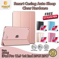IPad Pro 12.9 1st 2nd 2015 2017 Smartcase Flip Hard Case Casing Book Cover Stand