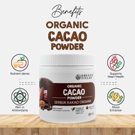 ORGANIC FIELDS Organic Cacao Powder (180g) | Superfood | Polyphenol | No Sugar
